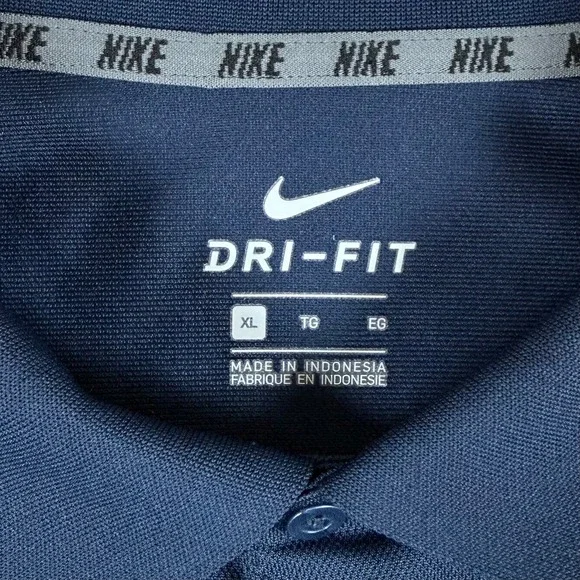 Nike Dri-Fit Mens XL Xavier Musketeers Blue Performance Varsity Polo Shirt - Picture 4 of 8